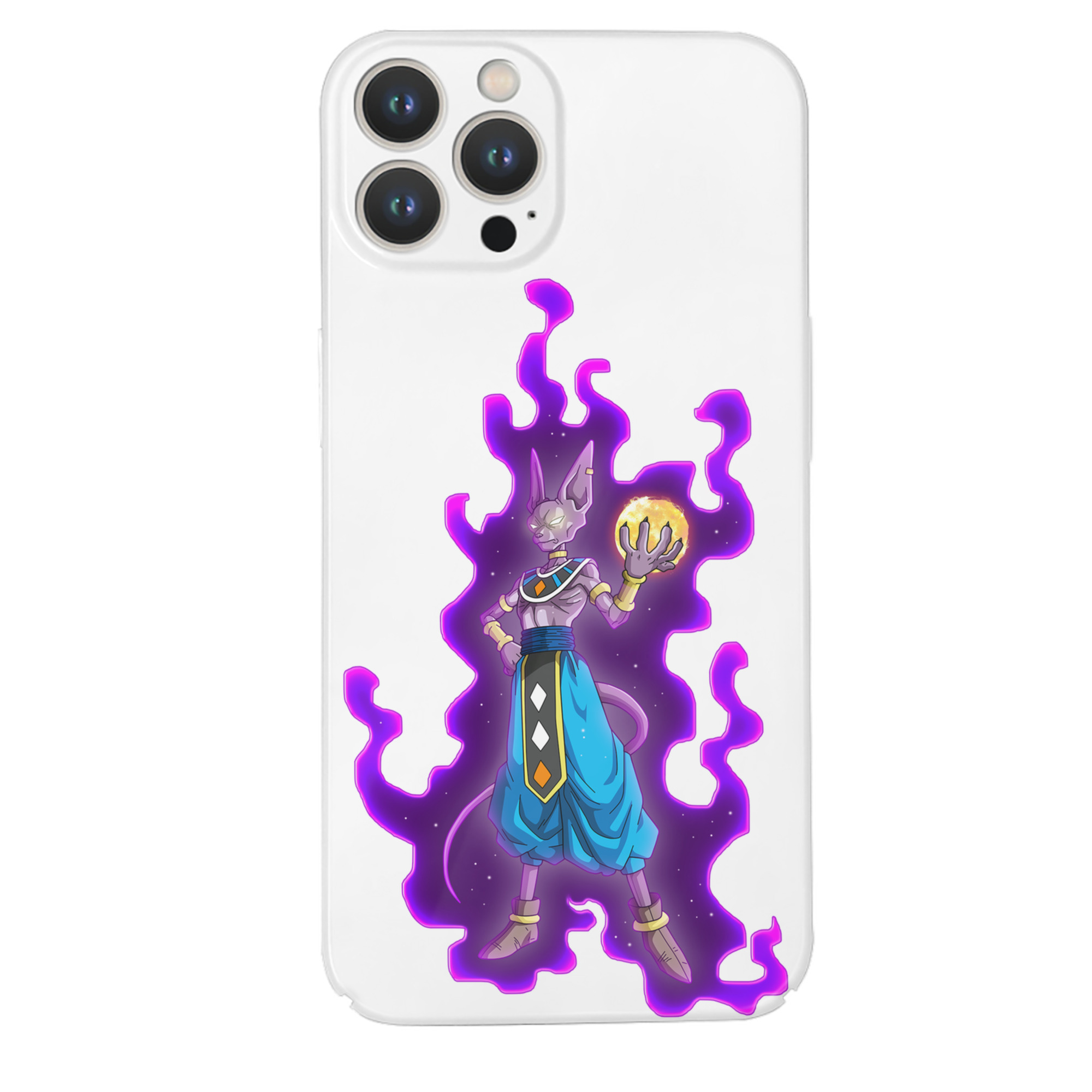 （画像用） ドラゴンボール ビルス 破壊神ビルス DRAGON BALL Beerus Birusu 【iPhone 14シリーズ対応】ハードケース